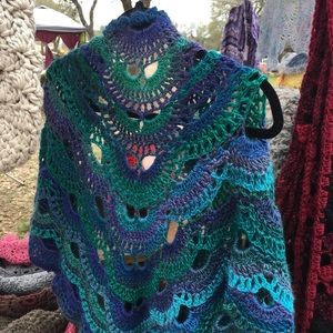 Handmade crochet wrap/small